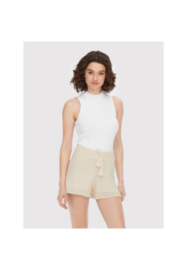 ONLY Шорти от плат Summer 15256565 Бежов Regular Fit - Pepit.bg