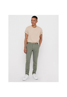Only & Sons Чино панталони Mark 22015833 Зелен Regular Fit - Pepit.bg
