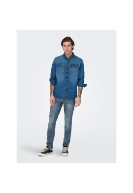 Only & Sons Дънки Loom 22024594 Син Slim Fit - Pepit.bg