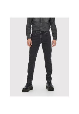 Only & Sons Дънки Weft 22021889 Черен Regular Fit - Pepit.bg