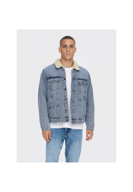 Only & Sons Дънково яке Louis 22022971 Син Regular Fit - Pepit.bg