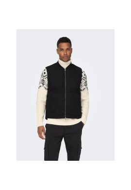 Only & Sons Елек Earl Canwas 22024178 Черен Regular Fit - Pepit.bg