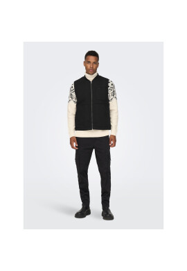 Only & Sons Елек Earl Canwas 22024178 Черен Regular Fit - Pepit.bg