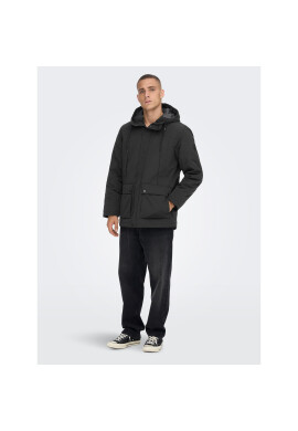 Only & Sons Парка Jayden 22022654 Черен Regular Fit - Pepit.bg