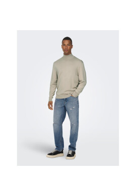 Only & Sons Поло 22020879 Бежов Regular Fit - Pepit.bg