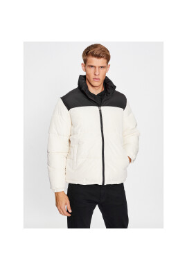 Only & Sons Пухено яке 22025205 Екрю Regular Fit - Pepit.bg