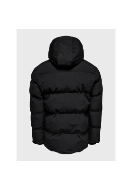 Only & Sons Пухено яке Muno 22022287 Черен Regular Fit - Pepit.bg