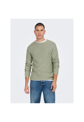 Only & Sons Пуловер 22016131 Зелен Regular Fit - Pepit.bg