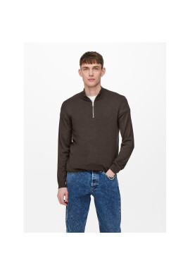 Only & Sons Пуловер 22021264 Кафяв Regular Fit - Pepit.bg