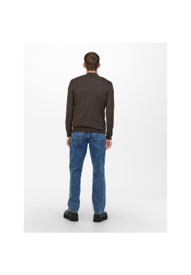 Only & Sons Пуловер 22021264 Кафяв Regular Fit - Pepit.bg
