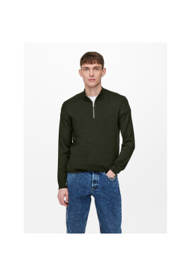 Only & Sons Пуловер 22021264 Зелен Regular Fit - Pepit.bg