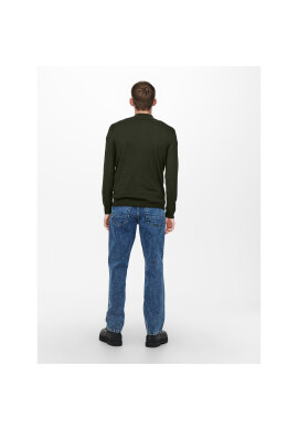 Only & Sons Пуловер 22021264 Зелен Regular Fit - Pepit.bg