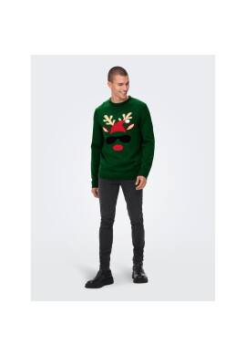 Only & Sons Пуловер 22023347 Зелен Regular Fit - Pepit.bg