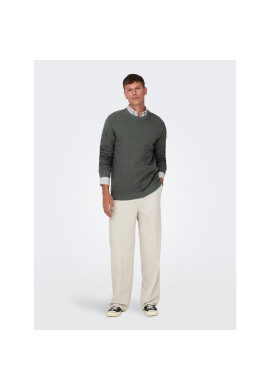 Only & Sons Пуловер 22026559 Сив Regular Fit - Pepit.bg
