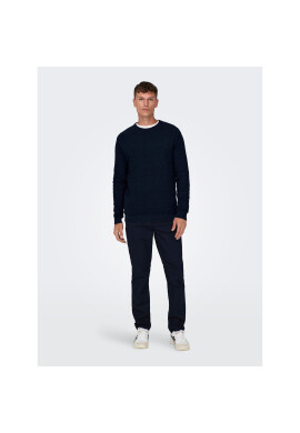 Only & Sons Пуловер 22026559 Тъмносин Regular Fit - Pepit.bg
