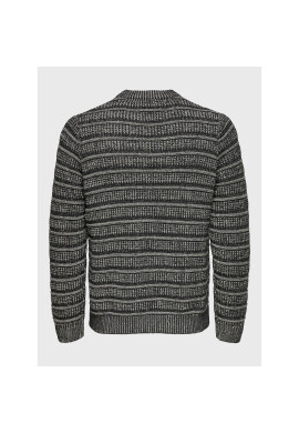 Only & Sons Пуловер Ean Life 22023469 Сив Regular Fit - Pepit.bg