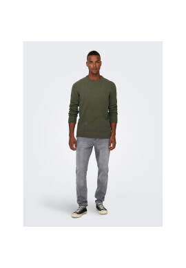 Only & Sons Пуловер Ese 22023172 Зелен Regular Fit - Pepit.bg