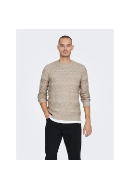 Only & Sons Пуловер Wade 22023194 Бежов Regular Fit - Pepit.bg