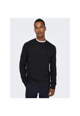 Only & Sons Пуловер Wade 22023194 Черен Regular Fit - Pepit.bg