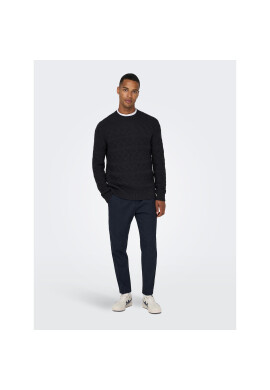 Only & Sons Пуловер Wade 22023194 Черен Regular Fit - Pepit.bg