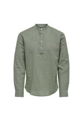 Only & Sons Риза 22009883 Зелен Slim Fit - Pepit.bg