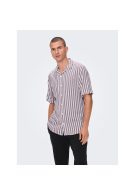 Only & Sons Риза 22013267 Виолетов Regular Fit - Pepit.bg