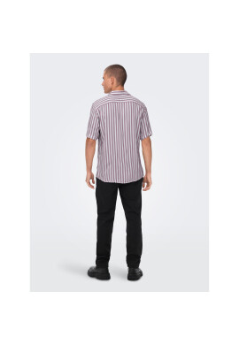Only & Sons Риза 22013267 Виолетов Regular Fit - Pepit.bg