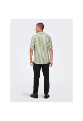 Only & Sons Риза 22013267 Зелен Regular Fit - Pepit.bg