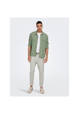 Only & Sons Риза 22019758 Зелен Relaxed Fit - Pepit.bg