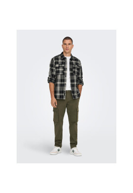 Only & Sons Риза 22024699 Черен Loose Fit - Pepit.bg