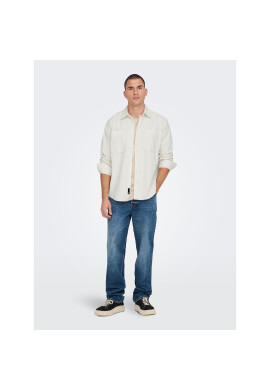 Only & Sons Риза 22024716 Бял Relaxed Fit - Pepit.bg
