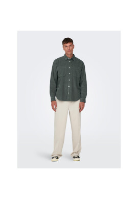 Only & Sons Риза 22024716 Сив Relaxed Fit - Pepit.bg
