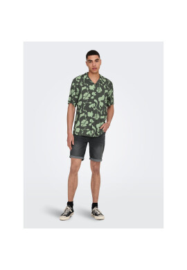 Only & Sons Риза 22024907 Зелен Regular Fit - Pepit.bg