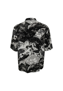 Only & Sons Риза 22024913 Черен Relaxed Fit - Pepit.bg
