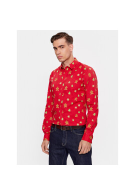 Only & Sons Риза 22027330 Червен Regular Fit - Pepit.bg