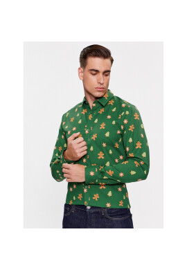 Only & Sons Риза 22027330 Зелен Regular Fit - Pepit.bg