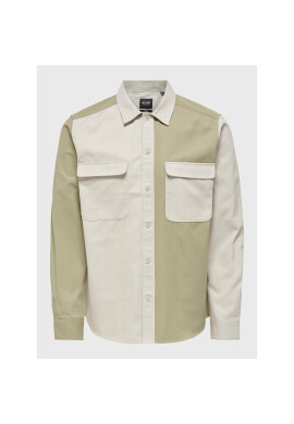Only & Sons Риза Aim 22023557 Бежов Regular Fit - Pepit.bg