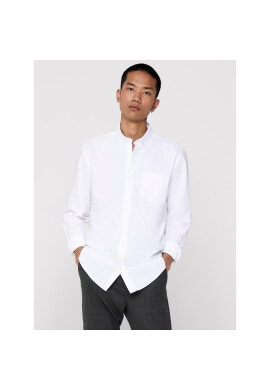 Only & Sons Риза Alvaro 22006479 Бял Slim Fit - Pepit.bg