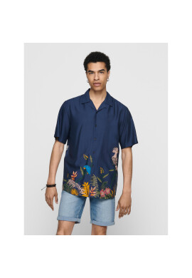 Only & Sons Риза Arthir 22017533 Тъмносин Regular Fit - Pepit.bg