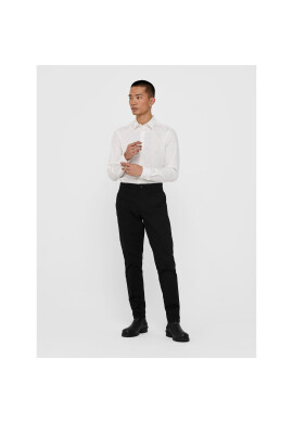 Only & Sons Риза Bart 22017573 Бял Slim Fit - Pepit.bg