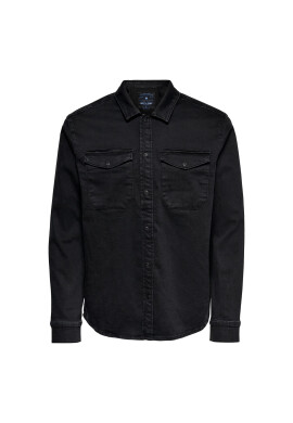 Only & Sons Риза Billy 22018181 Черен Regular Fit - Pepit.bg