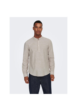 Only & Sons Риза Caiden 22009883 Бежов Regular Fit - Pepit.bg