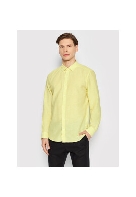 Only & Sons Риза Caiden 22012321 Жълт Slim Fit - Pepit.bg