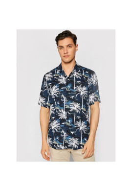 Only & Sons Риза Palm 22019157 Тъмносин Regular Fit - Pepit.bg
