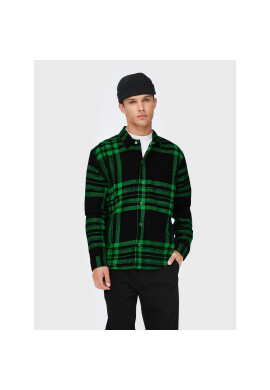 Only & Sons Риза Stabb 22022991 Зелен Relaxed Fit - Pepit.bg