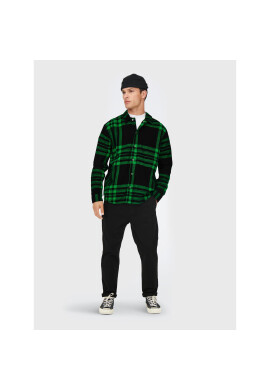 Only & Sons Риза Stabb 22022991 Зелен Relaxed Fit - Pepit.bg