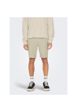 Only & Sons Шорти от плат 22024940 Бежов Regular Fit - Pepit.bg