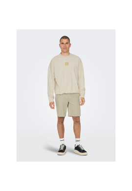 Only & Sons Шорти от плат 22024940 Бежов Regular Fit - Pepit.bg