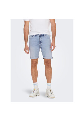 Only & Sons Дънкови шорти 22025189 Син Regular Fit - Pepit.bg