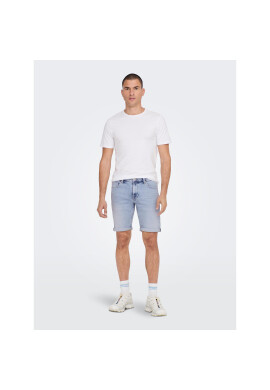 Only & Sons Дънкови шорти 22025189 Син Regular Fit - Pepit.bg